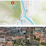 3 Pièces Spacieux Plein Centre, Parking,clim, Terrasse, Jardin Foix