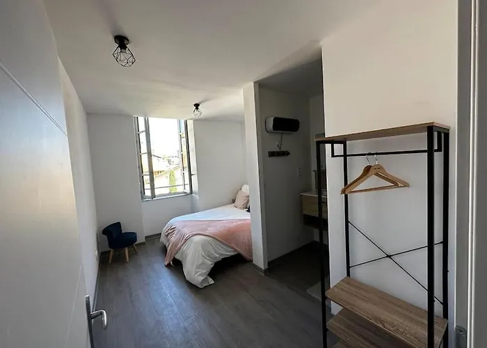 3 Pieces Spacieux Plein Centre, Parking,clim, Terrasse, Jardin 公寓 *