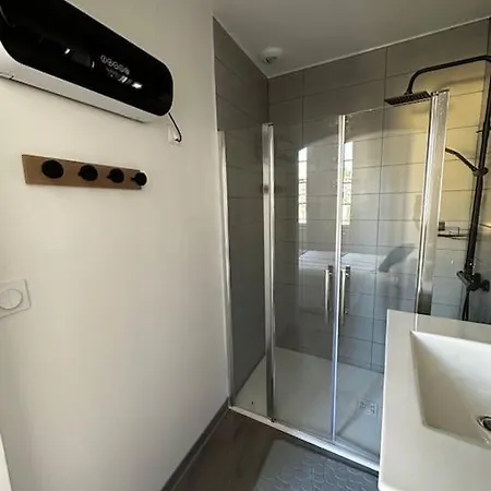T3 Spacieux Plein Centre, Parking,clim, Patio, Jardin Apartment