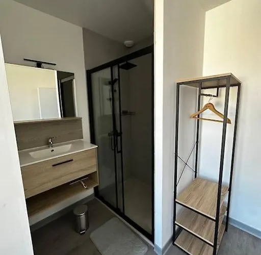 Apartmán 3 Pieces Spacieux Plein Centre, Parking,clim, Terrasse, Jardin