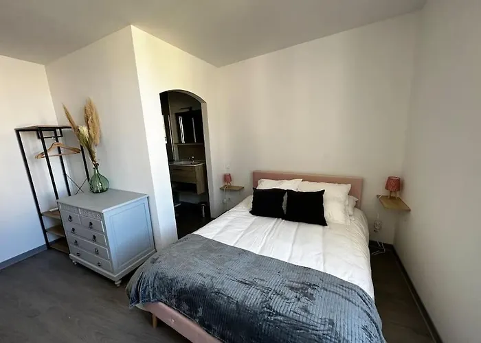 3 Pieces Spacieux Plein Centre, Parking,clim, Terrasse, Jardin Apartmán *